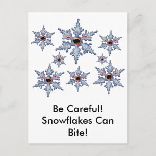 Aanval op de Snowflake Zombies! Briefkaart