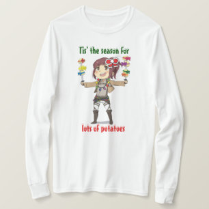 Aanval op de Titan Holiday Lange-hoes T-shirt