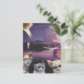 Aanval op het briefkaart van de kattenkat (Staand voorkant)