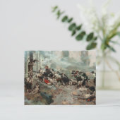 Aanval op het Chew House (Slag bij Germantown) Briefkaart (Staand voorkant)