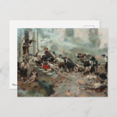 Aanval op het Chew House (Slag bij Germantown) Briefkaart (Voorkant / Achterkant)