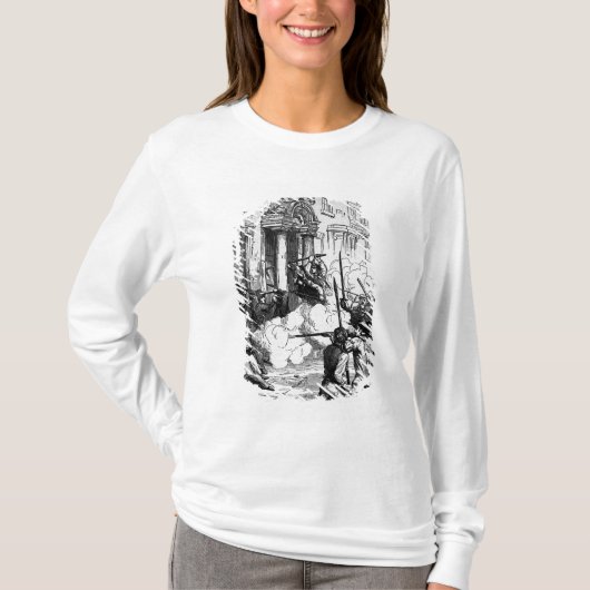 Aanval op het Westgate Hotel, Newport T-shirt (Voorkant)