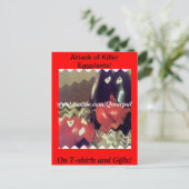 Aanval op Killer Eggplant! Briefkaart (Staand voorkant)