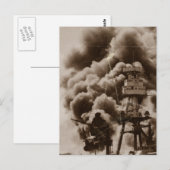 Aanval op Pearl Harbour Briefkaart (Voorkant / Achterkant)