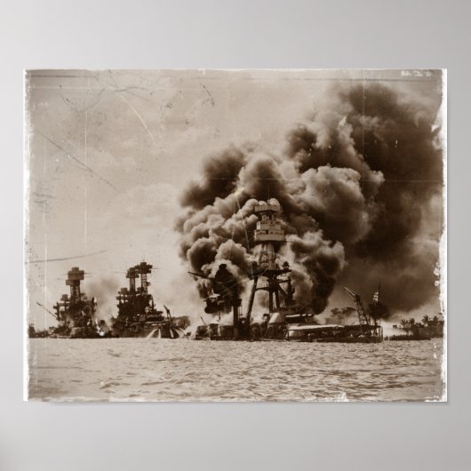 Aanval op Pearl Harbour Poster (Voorkant)