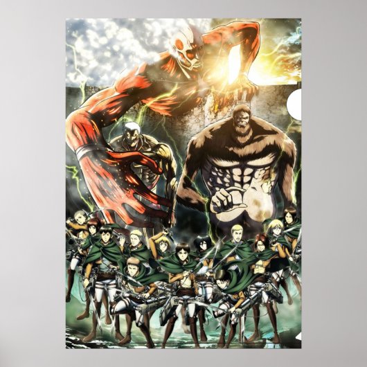 Aanval op Titan All Poster (Voorkant)