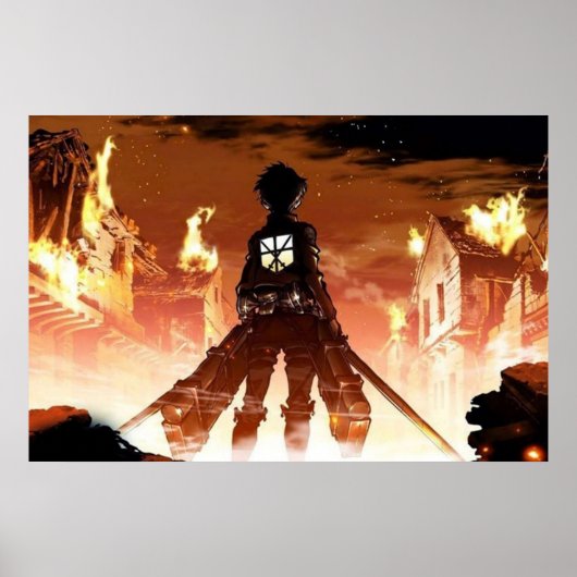 Aanval op Titan anime besten Poster (Voorkant)