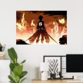 Aanval op Titan anime besten Poster (Thuiskantoor)