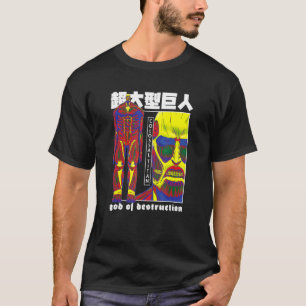 Aanval op Titan Heat Sensor Colossal Titan T-shirt