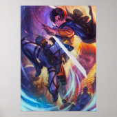 Aanval op titan Levi Poster (Voorkant)
