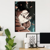 Aanval op Titan Levi Poster (Thuiskantoor)
