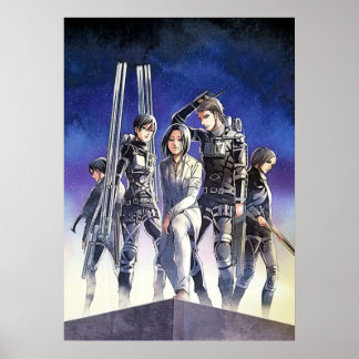 Aanval op Titan Manga cover Poster