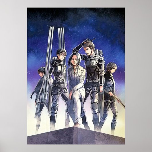Aanval op Titan Manga cover Poster (Voorkant)