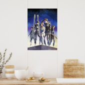 Aanval op Titan Manga cover Poster (Keuken)