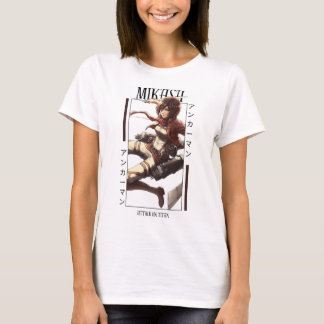 AANVAL OP TITAN-MIKASA ACKERMAN COOL DESIGN T-SHIRT