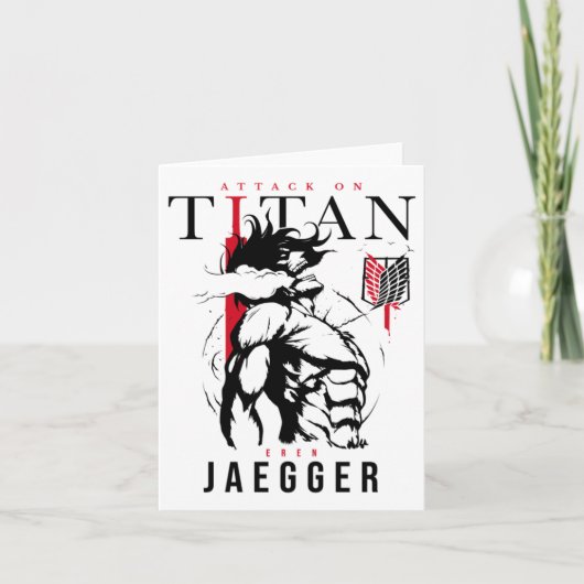 Aanval op Titan Sticker Kaart (Voorkant)