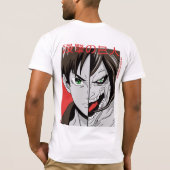 Aanval op titanen t_shirt t-shirt (Achterkant)