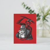  aanval op Victoriaans duivel Briefkaart (Staand voorkant)