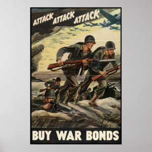 Aanval tegen aanvallen poster