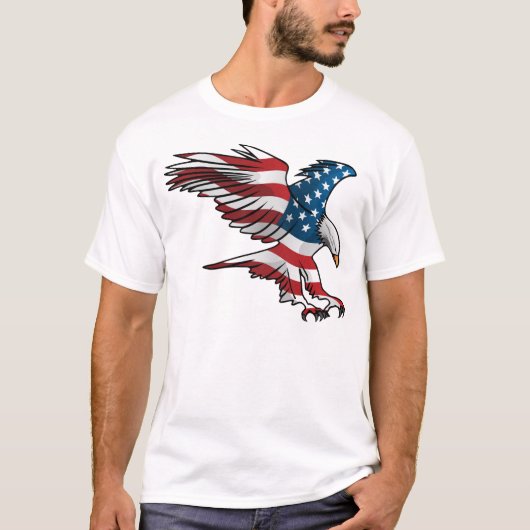 Aanval van adelaar t-shirt (Voorkant)