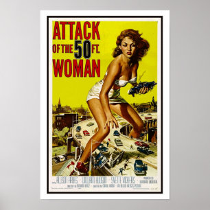 Aanval van de 50-voet Woman  BMovie Poster