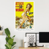 Aanval van de 50-voetvrouw poster (Thuiskantoor)