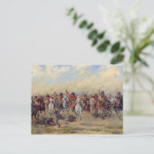 Aanval van de afdeling "Besparing" Briefkaart (Staand voorkant)