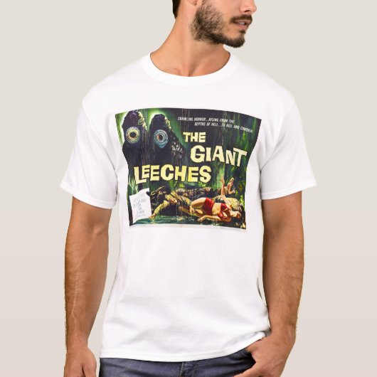 Aanval van de Giant Leeches T-Shirt (Voorkant)