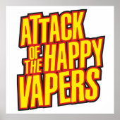 Aanval van de Happy Vapers Poster (Voorkant)