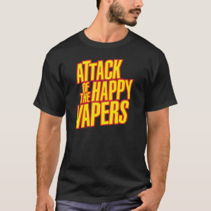 Aanval van de Happy Vapers T-shirt