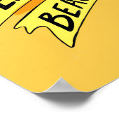 Aanval van de honingbadger van 50 m! Poster (Hoek)