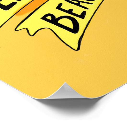 Aanval van de honingbadger van 50 m! Poster (Hoek)