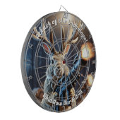 Aanval van de Jackalope Funny Dartbord (Voorkant Links)