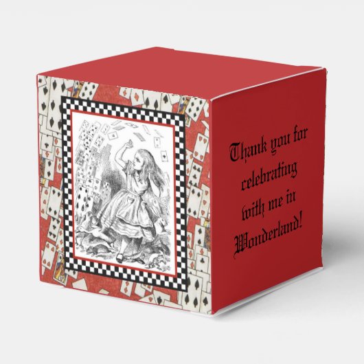 Aanval van de kaarten 1 bedankdoosjes (Achterkant)