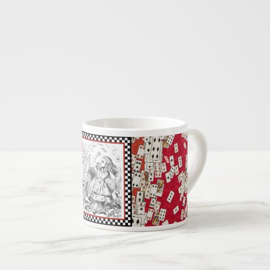 Aanval van de kaarten 1 espresso kop (Voorkant rechts)