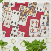 Aanval van de kaarten 4 theedoek (Gevouwen)