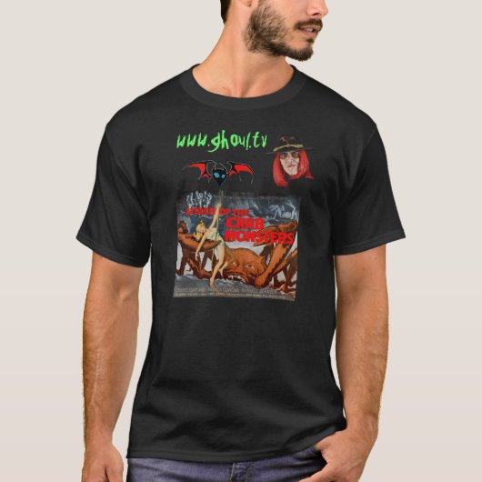 Aanval van de krabbenmonsters t-shirt (Voorkant)