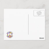 Aanval van de Psychedelic Ladybug Briefkaart (Achterkant)