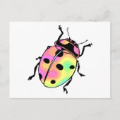Aanval van de Psychedelic Ladybug Briefkaart (Voorkant)