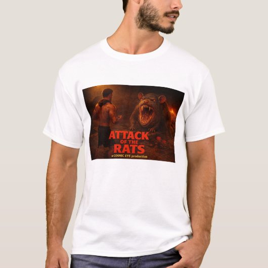 Aanval van de Ratten T-Shirt (Voorkant)