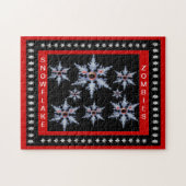 Aanval van de Snowflake Zombies Puzzel Legpuzzel (Horizontaal)