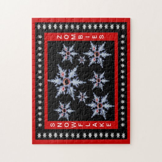 Aanval van de Snowflake Zombies Puzzel Legpuzzel (Verticaal)