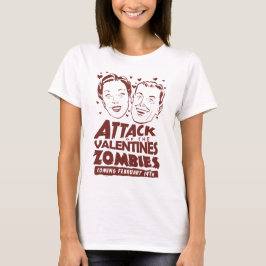 Aanval van de Valentijnse  Zombies T-shirt