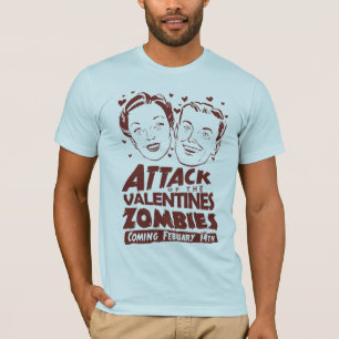 Aanval van de Valentijnse Zombies T-shirt