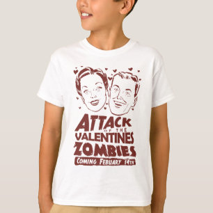 Aanval van de Valentijnse Zombies T-shirt