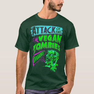 Aanval van de Veganistische zombies Vegetarische H T-shirt
