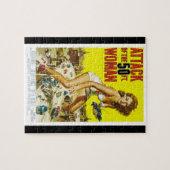 Aanval van de vrouw van 50 ft legpuzzel (Horizontaal)