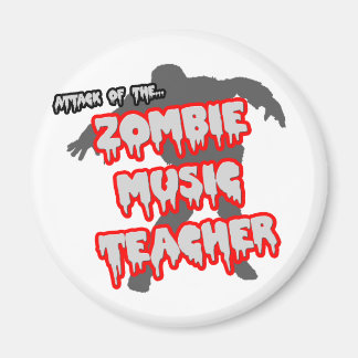 Aanval van de Zombie Music Teacher Magneet