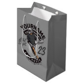 Aanval van het Team van de Sport van de Speler van Medium Cadeauzakje (Voorkant Gekanteld)