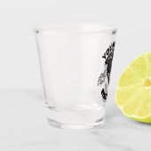 Aanval van het Team van de Sport van de Speler van Shot Glas (Links)